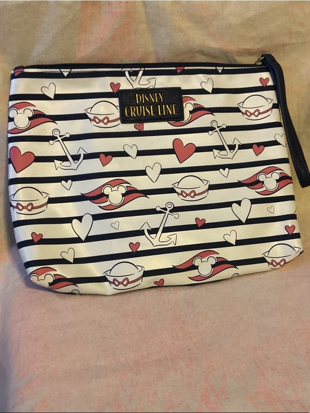 Disney Cruise Line Wristlet Clutch Bag
